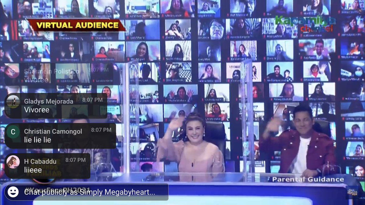 TeamSharonQatar's tweet photo. The Megastar @reallysharoncuneta @sharon_cuneta12 @SharonCunetaNet 
The Jury @YourFacePH 
LIVE!!! 
https://t.co/8RiILPz7pZ https://t.co/hpPMxtkTsB