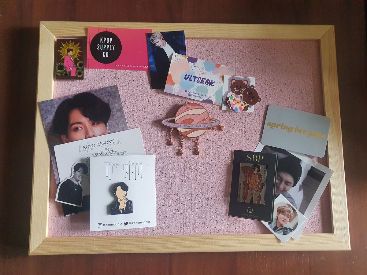 Started collecting pins this week and i am soooo in love with everything 😍 Thank you @kpopsupplyco, @ultseok_, @kokomoonie and @springbeepins!!! 💕