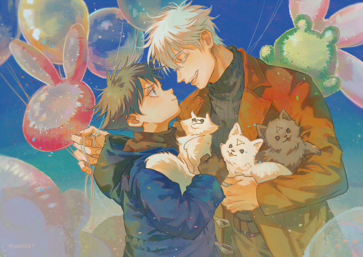 😎🎈🐺
Gojo &amp; Megumi