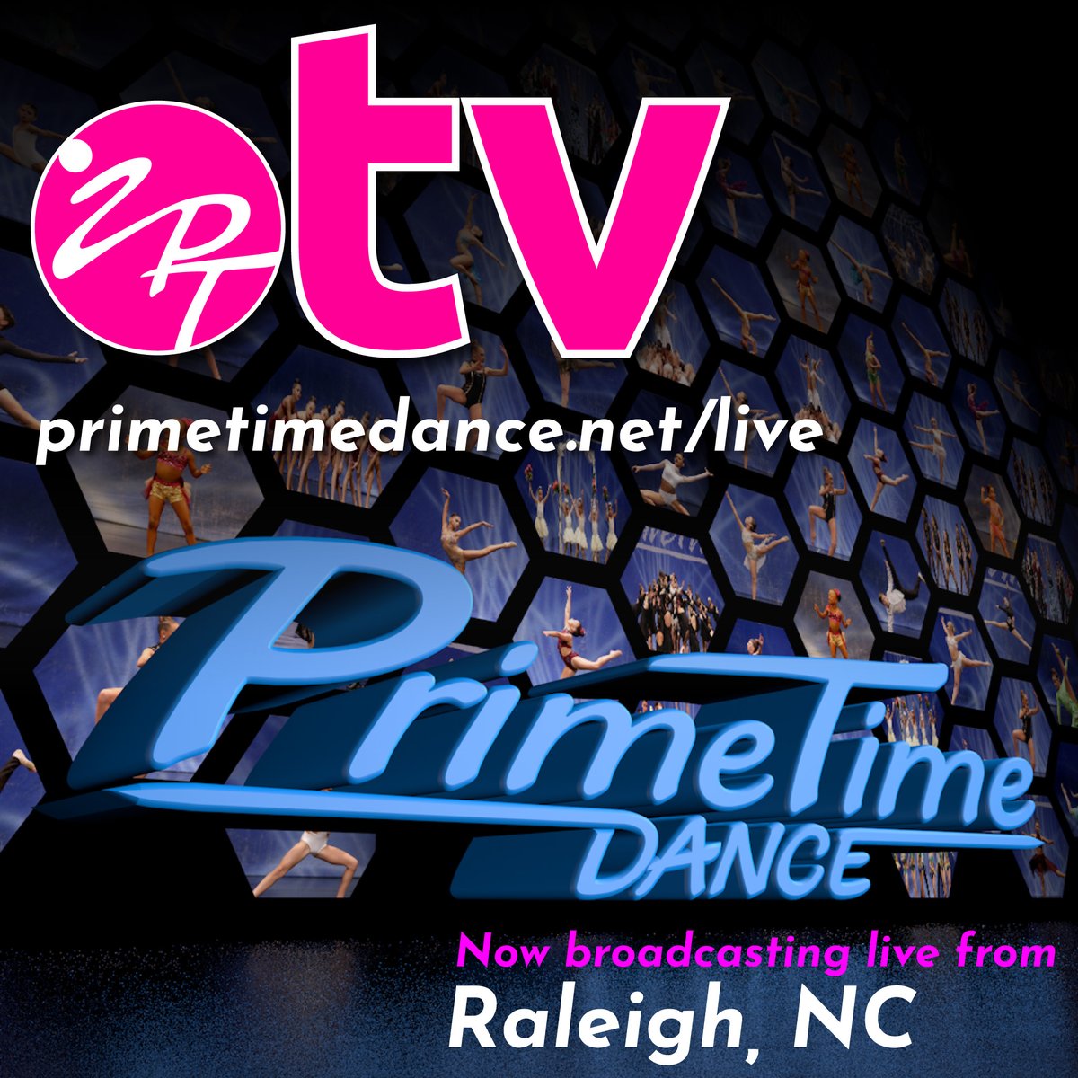 Good morning Raleigh! We are so happy to be here with you at the Durham Convention Center with some amazing talent, streaming to you LIVE all weekend at primetimedance.net/live
Check out our awesome app on iOS and Android to watch with real time routine updates and more!