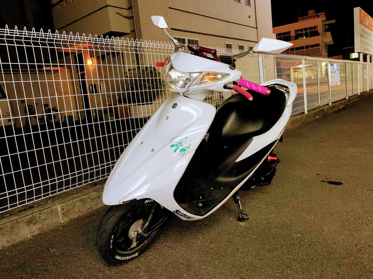 アドレスv50 をカスタムしてます♪ #アドレスv50 #レッツ4 #原付カスタム