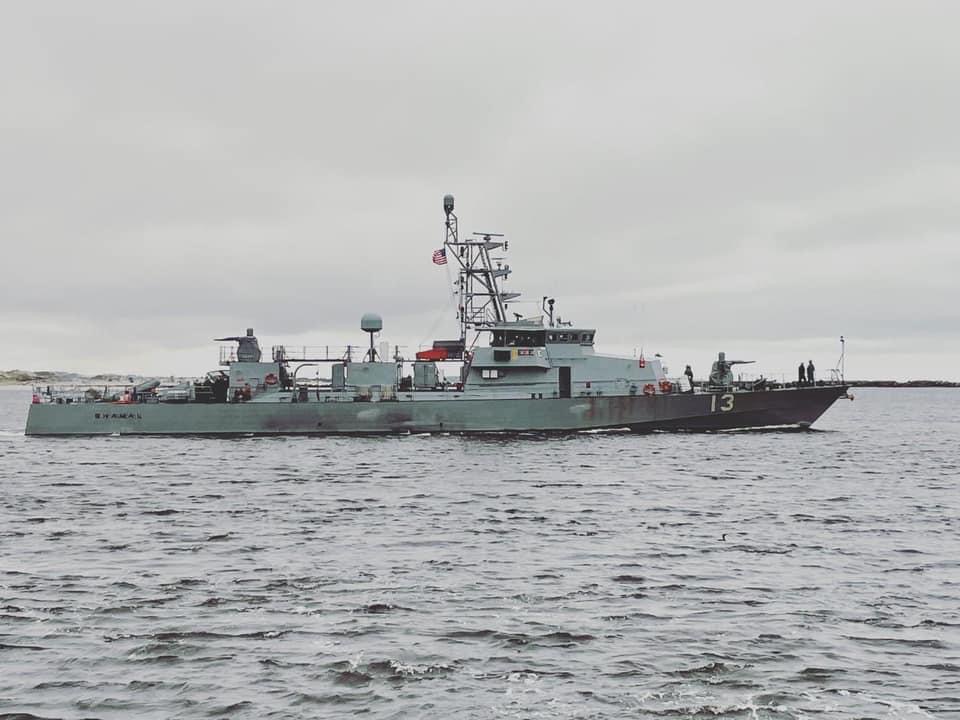 Decommissioned this week, the three Cyclone-class patrol vessels leave Mayport, Florida for the last time yesterday - USS Tornado, USS Zephyr and USS Shamal - February 20, 2021 #usstornado #usszephyr #ussshamal 

* photos posted on NS Mayport's FB page