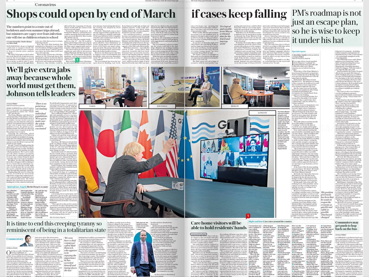 “It is logical, safe and sensible to see May as a rebound date for the travel and tourism sector. If the decline in infection rates continues on the same trajectory, some European destinations will reach last summer’s rates within a month.” <a href="/Telegraph/">The Telegraph</a> #SaveOurSummer