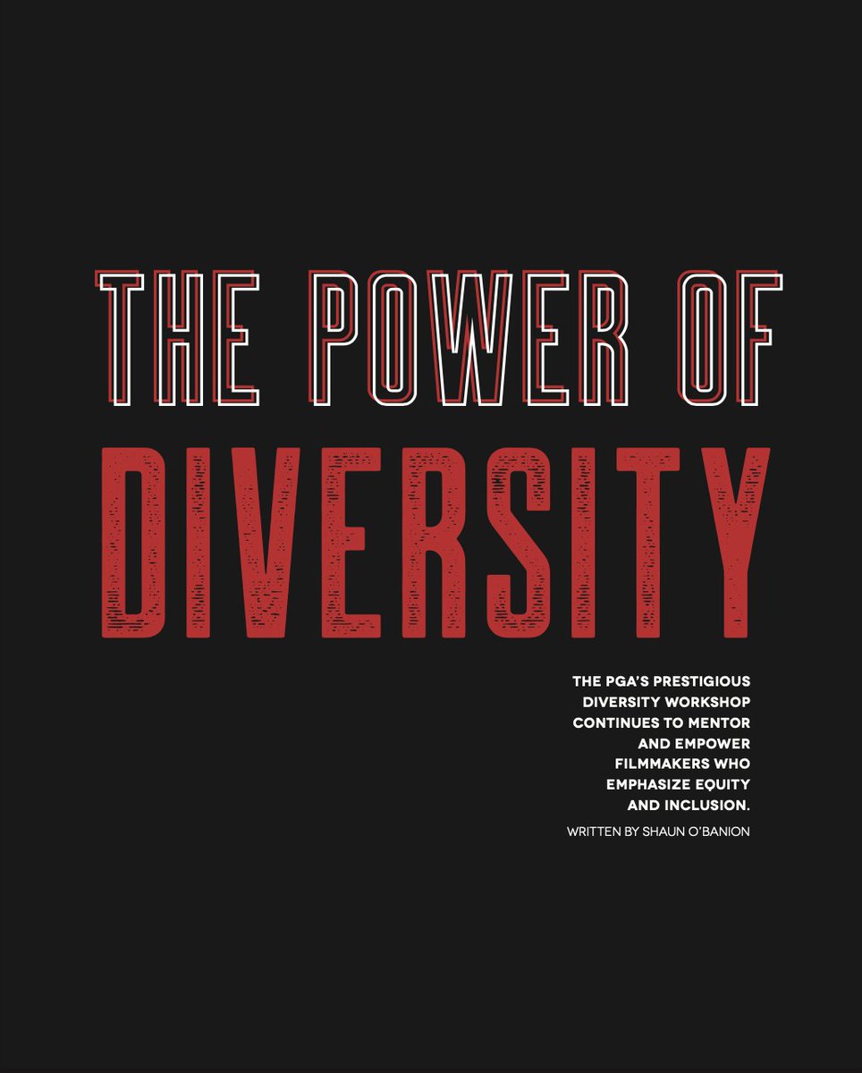 shaun_obanion's tweet photo. Check out my #PowerOfDiversity #MasterWorkshop article in the latest issue of the @producersguild #ProducedByMagazine. Thanks to everyone who spoke with me for the piece - @angnorthington @debcalla @MorganicInk @mhaizlip #MattJohnson #CharlesHoward #VanceVanPetten and #KenTullo https://t.co/L4E96kfvG7