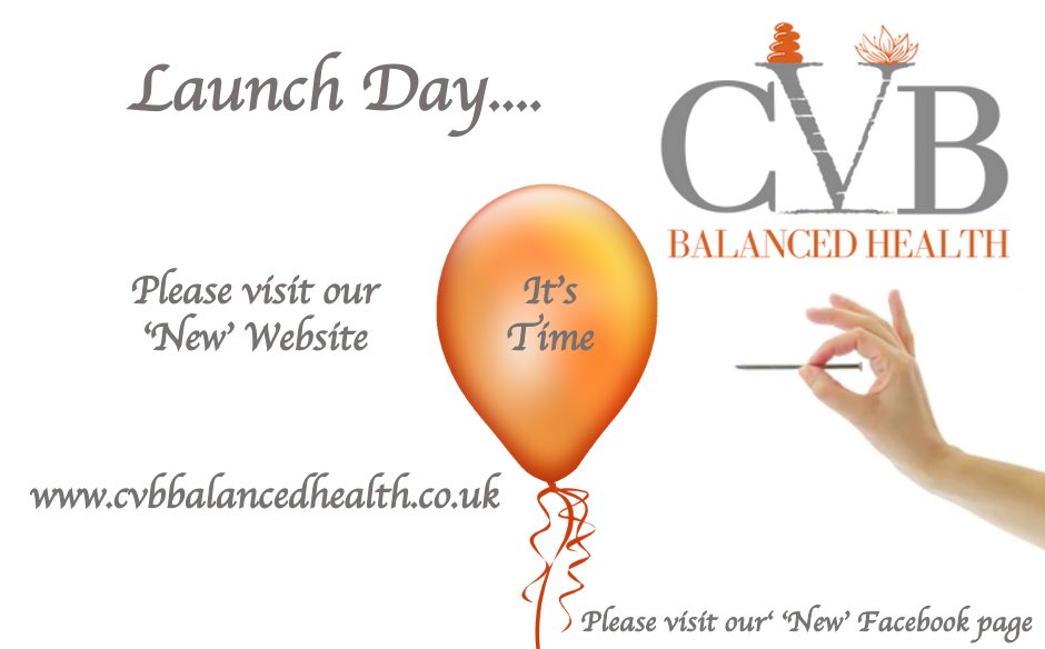 LAUNCH DAY has arrived... We are LIVE.....🌎 Our 'New' website is now up and running in aid of supporting 'Women's Health'. Please have a look at the services that are available to help gain a healthier you~body, mind and soul. cvbbalancedhealth.co.uk FB @CVBBalancedHealth