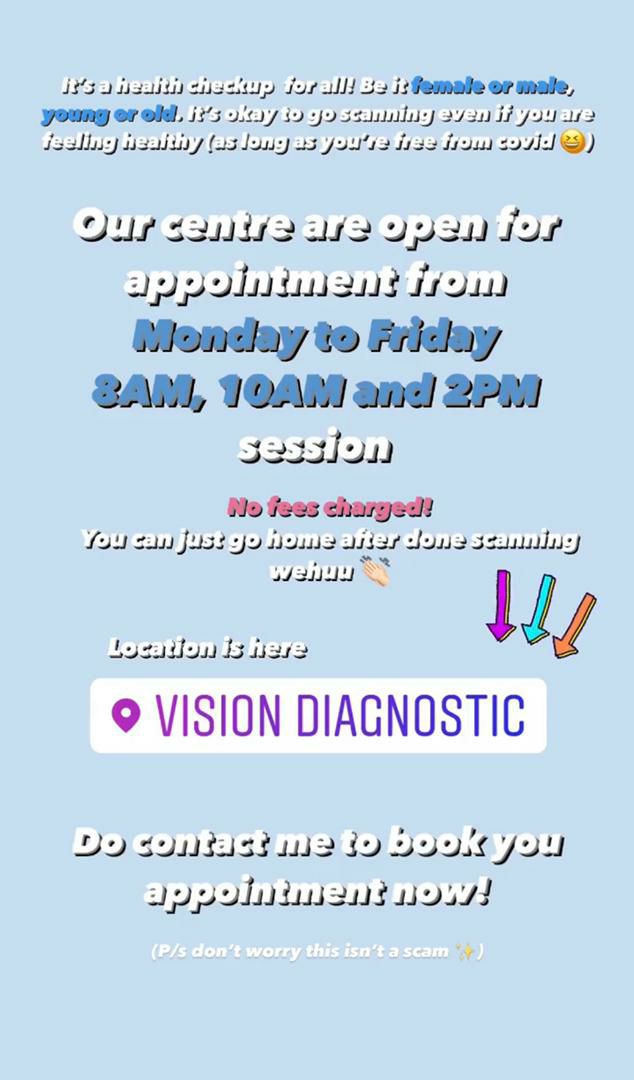 nukeButtermilk's tweet photo. Good day everyone~! Vision Diagnostic centre at Kelana Jaya offers FREE ultrasound scan. We provide scans for abdomen, lower abdomen, thyroid, detail &amp; growth scan for 2nd &amp; 3rd trimester and many more! 👏 😁
Everyone is welcome, do contact me if interested to book appointment😊 https://t.co/bDzZ0b75L8