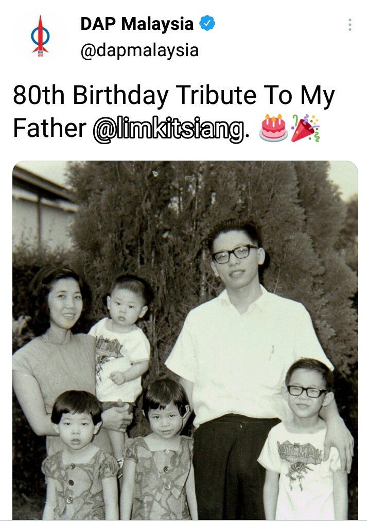 Happy birthday to you, YB Lim Kit Siang. 