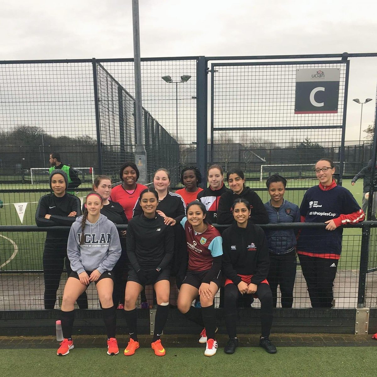 2 years ago with my futsal girls ❤️⚽️ @UCLanArena