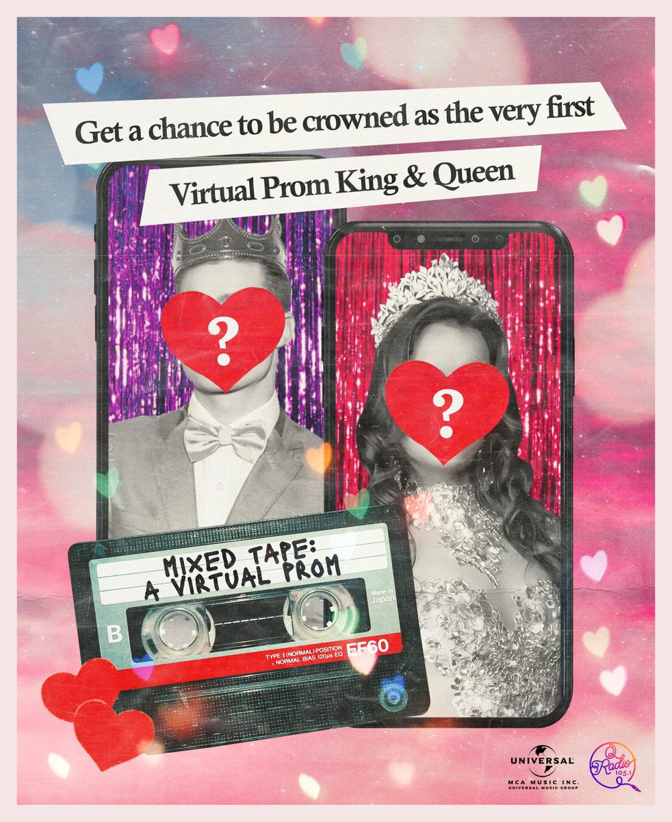 UMG_PH's tweet photo. Who's going to be crowned as our very first Virtual Prom King and Queen? β¨ππ Find out with us later at the 'Mixed Tape: A Virtual Prom' #VirtualProm #Prom2021
Zoom link here: https://t.co/o1Zg6nNWFD https://t.co/YPLUAHshD2