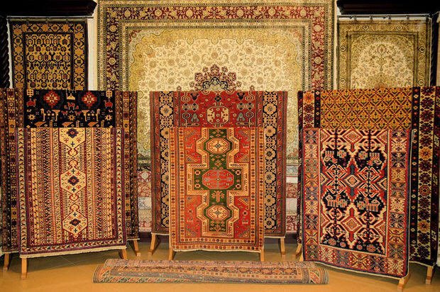 Azerbaijan's tweet photo. For centuries, #Azerbaijani #carpets have represented our nation’s great past, unique culture &amp; its origin. The art is one of the richest and oldest in the world, dating back even to the Bronze Age. 

It is so easy to get lost in the intricate patterns of the Azerbaijani carpets. https://t.co/U0frlZhIhf