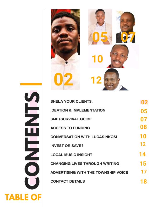 Here's what to expect in the #TheTownshipVoice issue on publication.