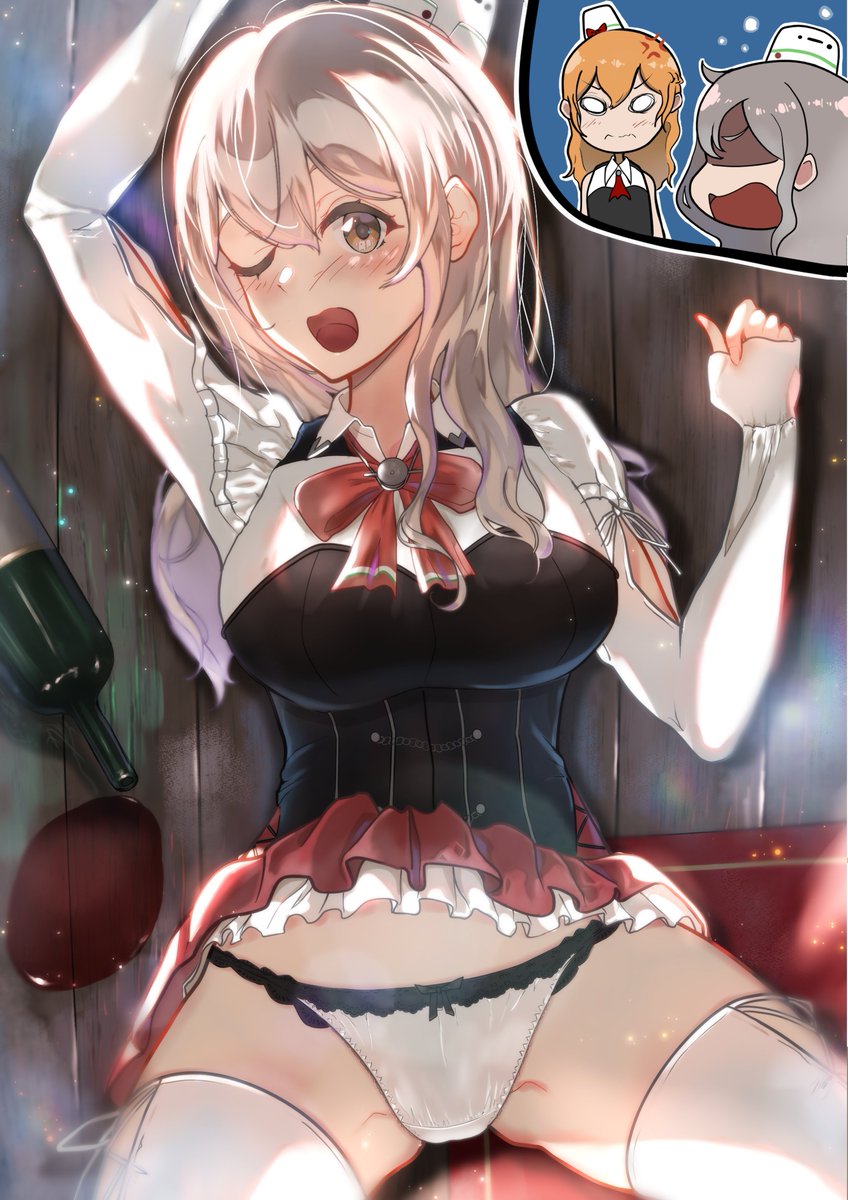 榛名(艦これ) ,比叡(艦これ) ,霧島(艦これ) ,金剛(艦これ) 「#見た人もなにか無言でパンチラをあげる
( '_ゝ`)「(めっちゃ描いてた・・・」|あめおとこ( ´_ゝ`)のイラスト