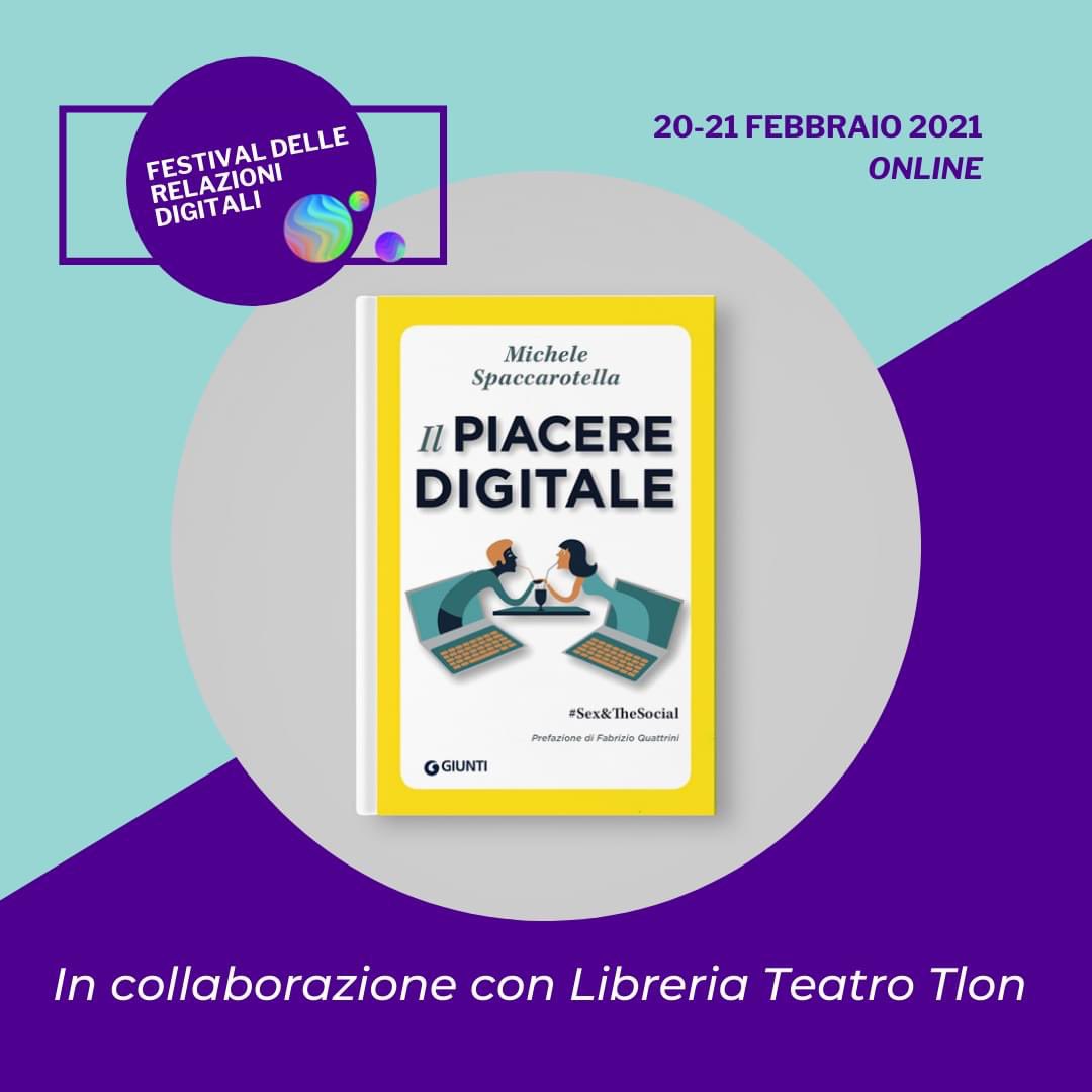 Il Piacere Digitale <a href="/GiuntiPsy/">Giunti Psychometrics</a> <a href="/GiuntiEditore/">Giunti Editore</a> fa parte della selezione di libri consigliati da <a href="/MatchandtheCity/">Match and the City by Marvi Santamaria</a> per il Festival delle Relazioni Digitali #festivaldellerelazionidigitali #FRD2021 
<a href="/TlonLibreria/">Libreria Teatro Tlon</a>