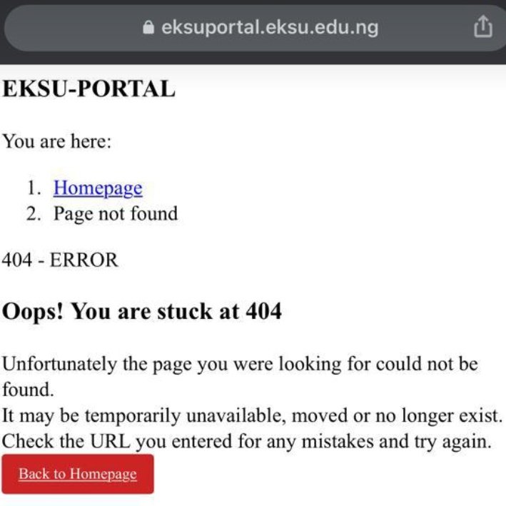 elder_lube's tweet photo. #SaveEksu
Me:dad I got a in account
Dad: that my boy, I'm proud of you,let me see
Eksu portal:                                   me: https://t.co/4b7gJc6NwY