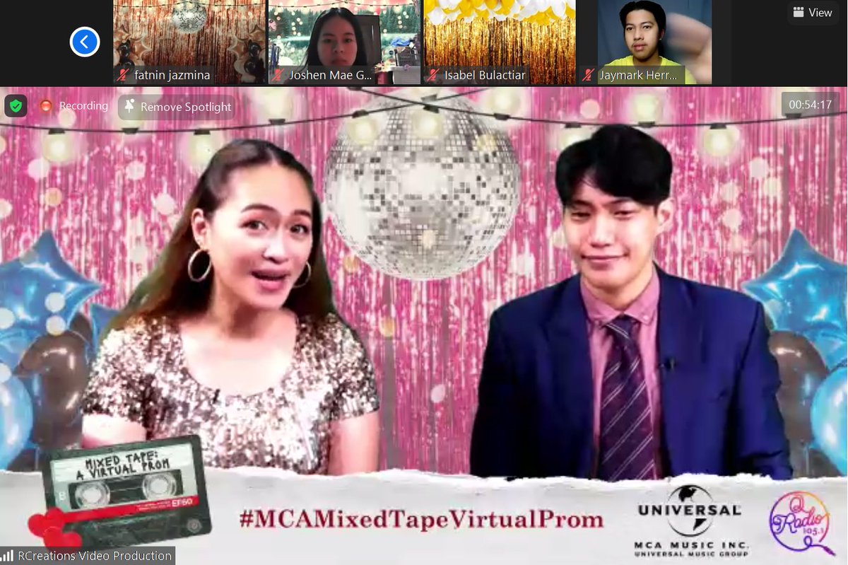 UMG_PH's tweet photo. #MCAMixedTapeVirtualProm #VirtualProm #Prom2021 β¨ππ
Performance videos from The Juans, Darren Espanto, HALE, Ysabelle and Fern., and Dia Mate and Zack Tabudlo later! Join here: https://t.co/o1Zg6nNWFD https://t.co/bCFyficCnF