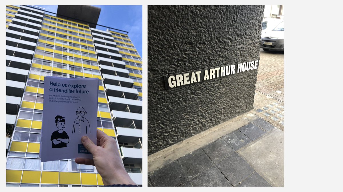 We’re all loved up 🥰 to be working with <a href="/barbicanlib/">Barbican Library</a> <a href="/CarnegieUKTrust/">Carnegie UK</a> and the local community to explore friendly futures for the area, especially considering the role of #bumpingspaces. Right now we’re forming a community of  co-designers 💫