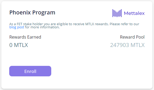 Mettalex's tweet photo. ⚠️ Don't forget ⚠️

If you are currently holding $FET tokens you are eligible to receive $MTLX rewards.

🦾 Stake your FET on https://t.co/cwVpQ4uqOX
🦾 Enroll in #FetchAIPhoenix 
🦾 Start accumulating precious MTLX

More than $2,500,000 in rewards!

#DeFiCommodities #DeFi https://t.co/EpS8vlJURa