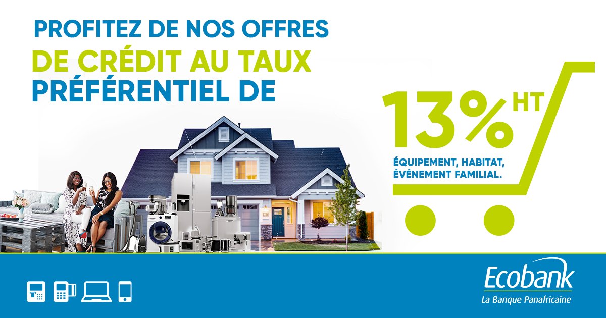 Un projet en vue? C'est l'occasion d'en profiter.
Plus d'informations au  +241 11 79 17 00 

#Team241
#EcobankGabon