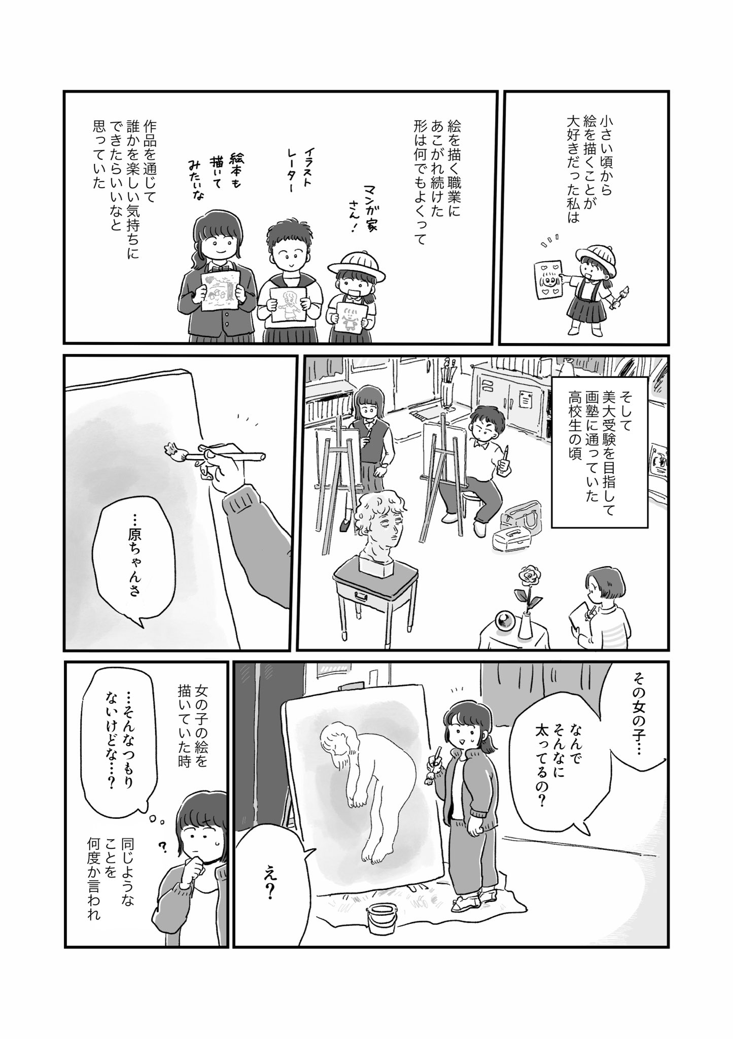 絵描きを目指してた子が ぽっちゃりした女の子を描くようになった話 1 3 就活思い出まんがです 過食嘔吐の描写がちょっとだけあります 心がつらかったりする方はお気をつけて 話題の画像がわかるサイト 絵描きを目指してた子が ぽっちゃりした女の子を描くようになった話 1 3 就活思い出まんがです 過食嘔吐の描写がちょっとだけあります 心がつらかったりする方はお気をつけて 話題の画像がわかるサイト