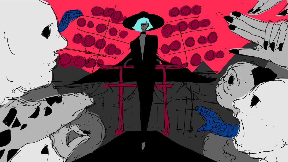 Bloody Mary 限定CD4枚セット Bloody Mary』MV キャラデザ・初期ラフイメージ