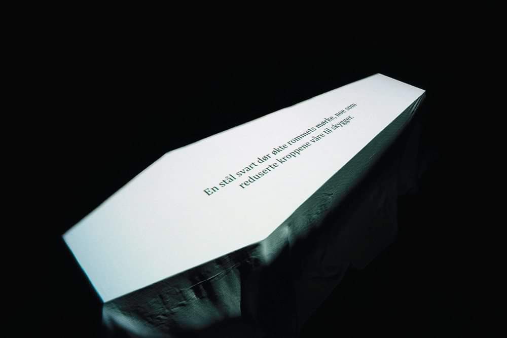 Verket «My Brother Still Whispers» av Shwan Dler Qaradaki kan oppleves i utstillingen HALO OF SHAME på Kunstplass. Med utgangspunkt i egne erfaringer fra å leve i et diktatur, problematiserer Shwan tema knyttet til språktilhørighet med fokus på morsmål og minoriteter.