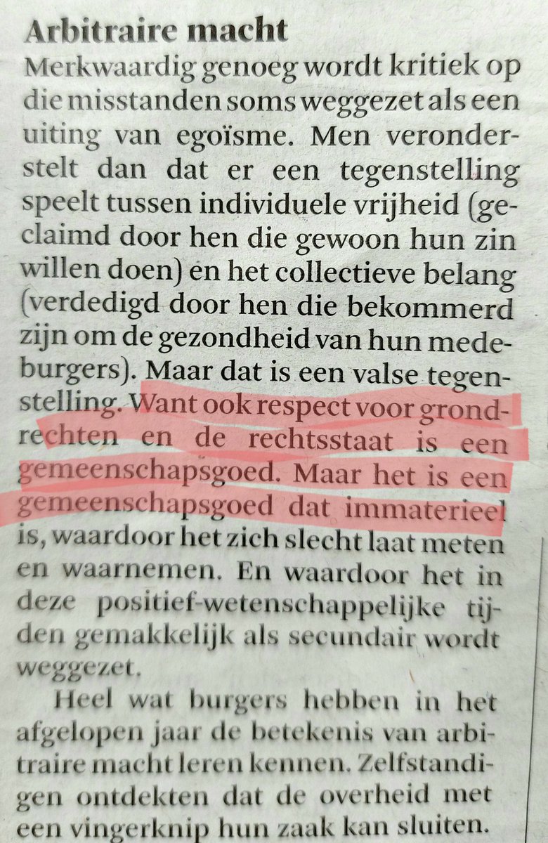Respect vragen voor onze grondrechten en de rechtstaat is niet egoïstisch. Het is in het belang van ons allen. Sterk stuk van Stefan Sottiaux &amp; Raf Geenens in <a href="/destandaard/">De Standaard</a> Voor de uitdagingen van vandaag en morgen hebben we nood aan meer democratie en meer rechtstaat. Niet minder