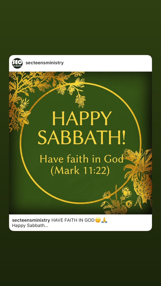 TotalPraiseUk's tweet image. Happy Sabbath everyone 

God bless you all 🙏
