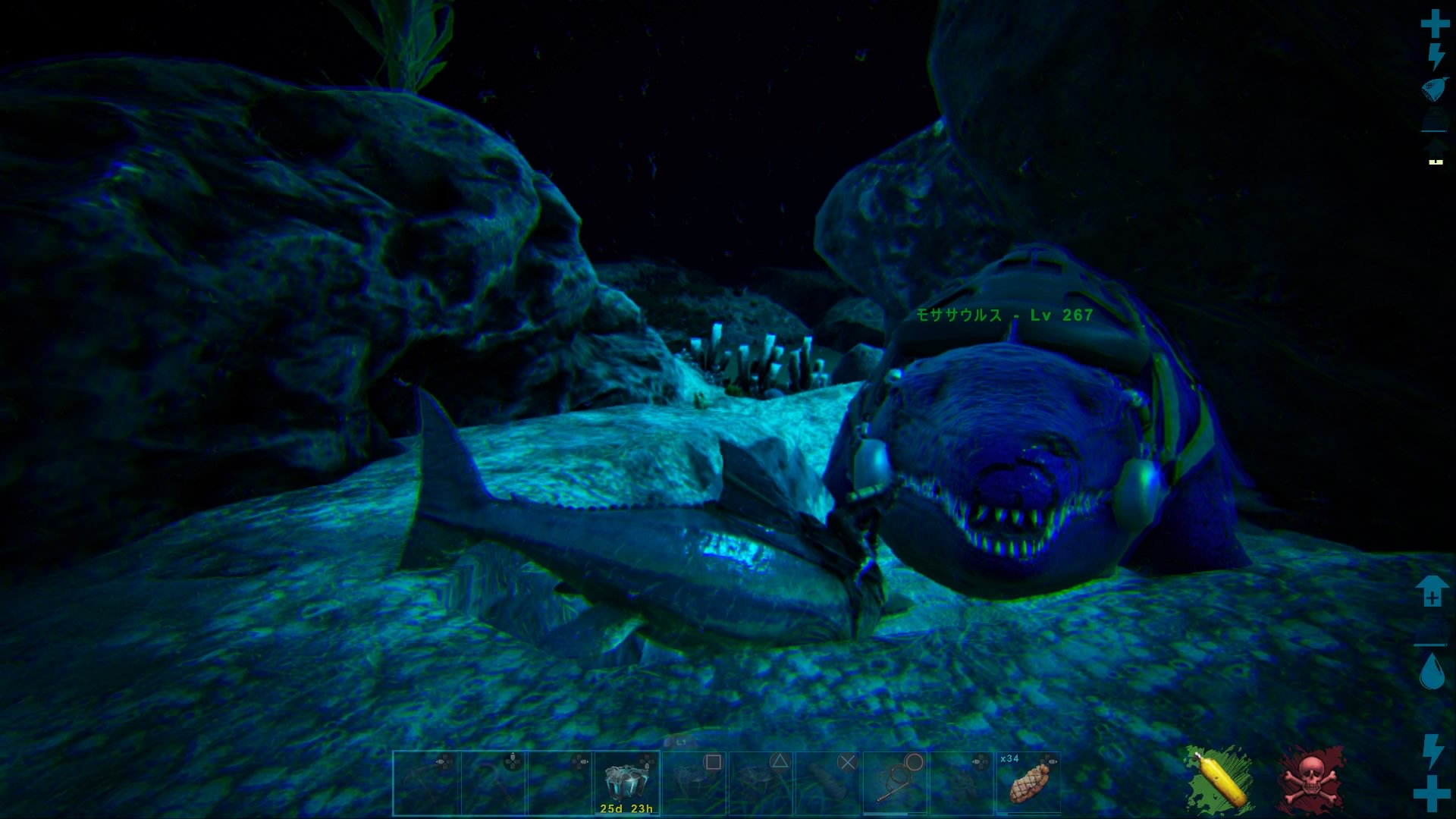 黒抹茶 Ark Pvp モササウルス145lvテイム レベル上げてhealth3万とかなりました ˊᵕˋ この子で海上拠点作ろうかな Arksurvivalevolved T Co Zj97r9fjmy Twitter