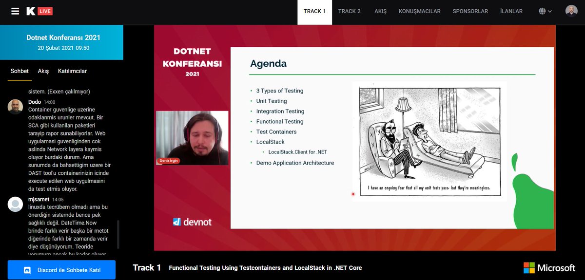 dotnetkonf's tweet image. 6. sunumlarla etkinliğe devam ediyoruz.