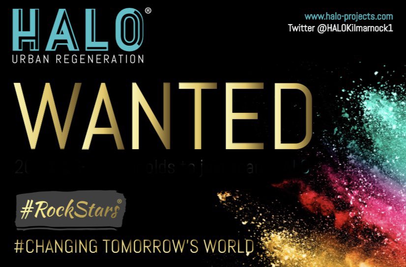 HALOKILMARNOCK1's tweet photo. Coming Soon -Spring 2021 
New  Roles @ HALO 
WANTED to join the pioneering HALO team 
@HALORockMe 
1. Enterprise Manager
2. Partnership Manager
3. Digital Marketing Assistant
4. Business Development Assistant
5. Business Administrator 
Email :- info@Halo-projects.com to register https://t.co/XiJqXAXJC6