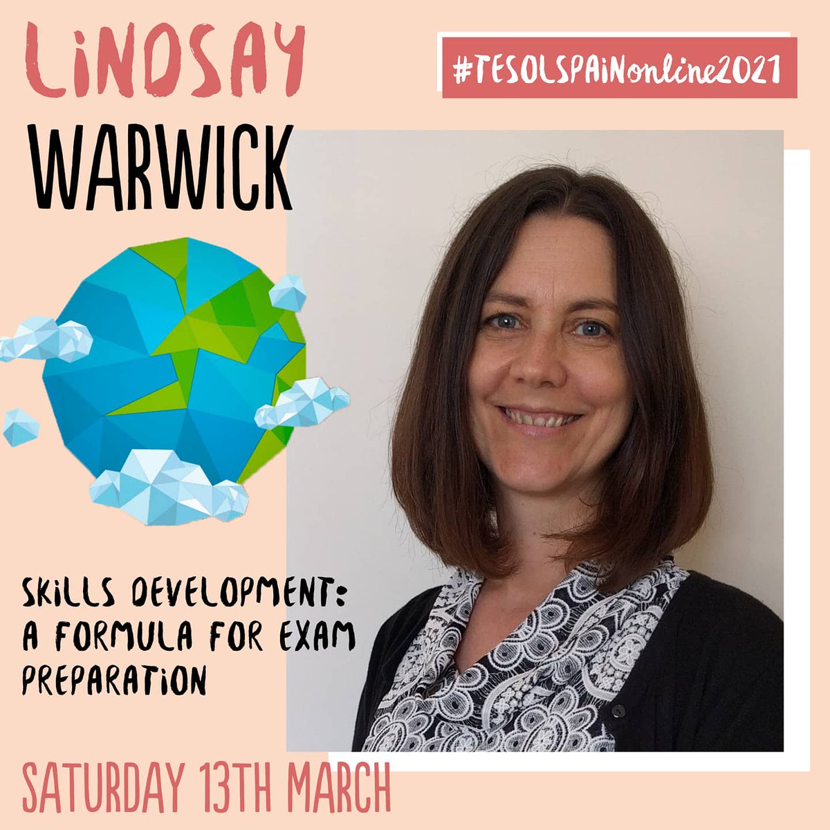 Day 3 of #TESOLSPAINonline2021 
📅 Saturday 13th March
Plenary Speaker: <a href="/SophiaMav/">Sophia Mavridi</a>
Keynote Speakers: <a href="/carolread/">Carol Read</a> &amp;  <a href="/Lindsay_Warwick/">Lindsay Warwick</a>
✍️Register now TESOLSPAINonline2021.com
