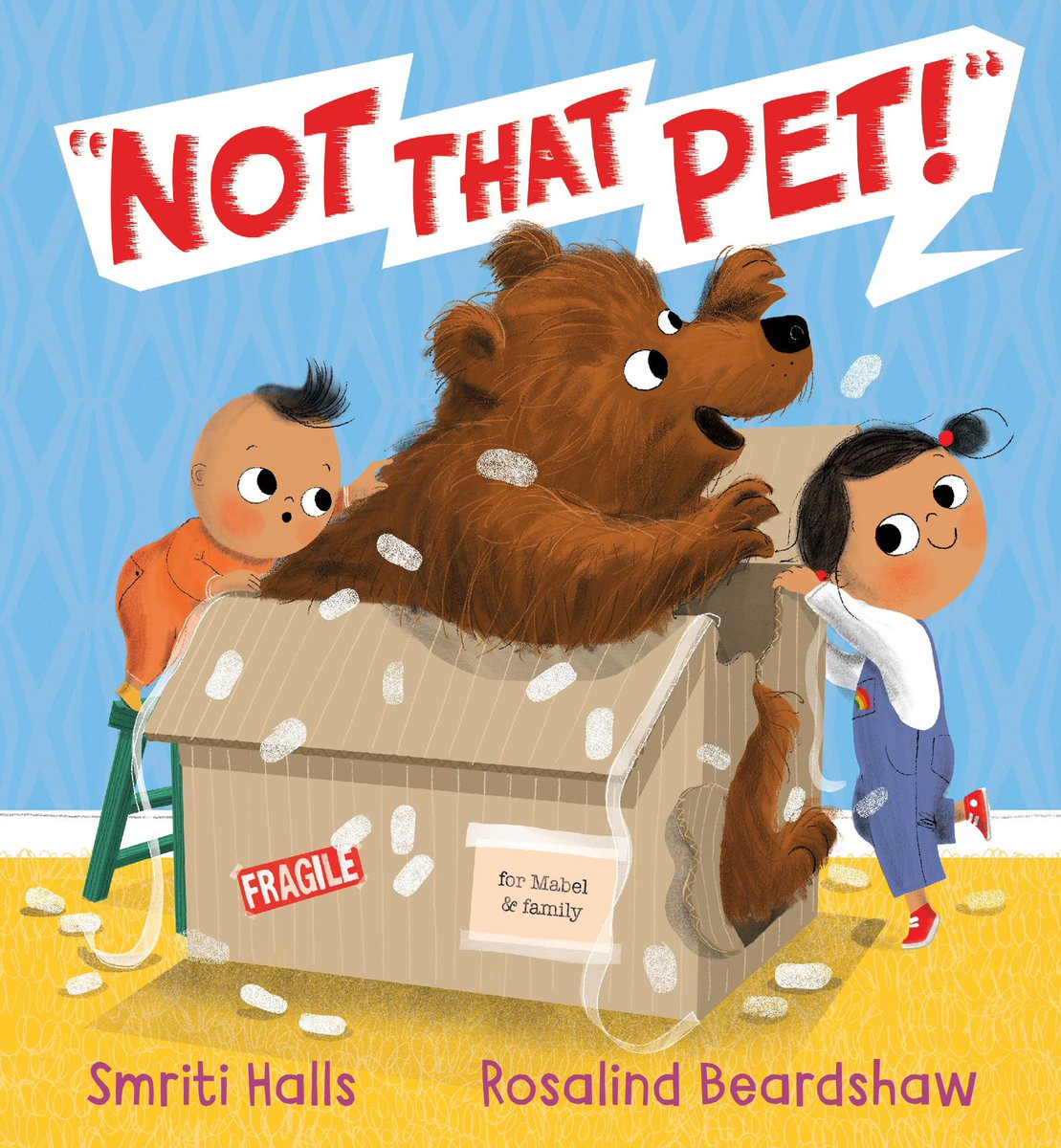 SmritiPH's tweet photo. It’s #LoveYourPetDay - just make sure you pick the RIGHT one! 😱 You can get a sneak peek inside my brand new book #NotThatPet illustrated by @RosBeardshaw at the @kidslitfest #PetParade - come and meet Mabel and her weird and wonderful pets... https://t.co/bYrciW207I https://t.co/nh1lVoGjWn