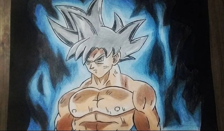 Desenho-Goku Ultra Instinto Completo