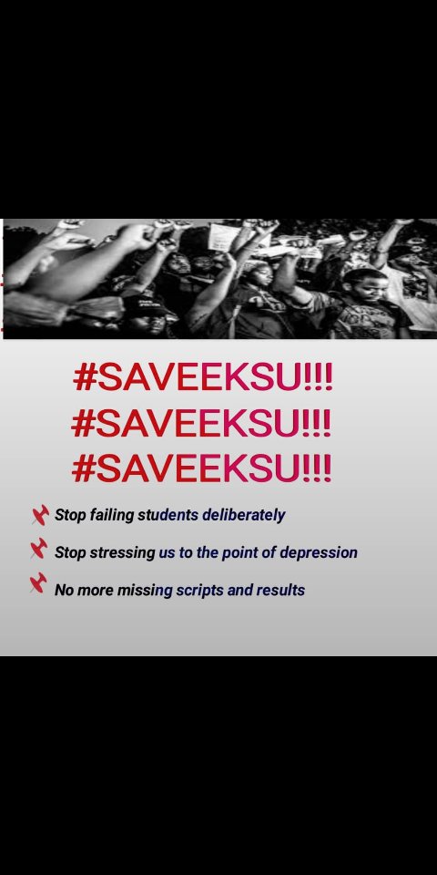 damilola_bobade's tweet photo. The Academic system of EKITI STATE UNIVERSITY needs to be attended to with immediate effect. 
Having passed all exams, Yet to be certified a graduate since 2014 till date. 2021..
#SaveEksu https://t.co/JDlfhgowZT