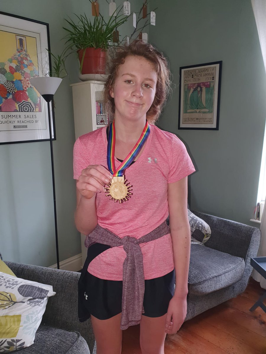 krsocialwork's tweet photo. @CaldiesPE Eliza has just completed her 100k running challenge. https://t.co/KDblTeR2fr