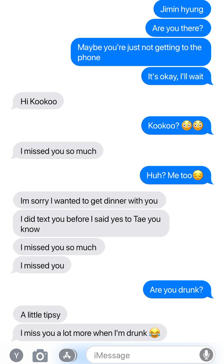 13-13Jungkook texts Jimin just before reaching home.