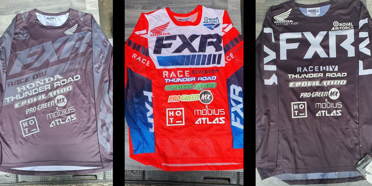 JasonBrice174's tweet photo. The 2021 race jerseys are in and they are looking fantastic. Thank you to @fxrmoto for sponsoring me with the gear and to Whitehouse Printing for the amazing print work. If you want some jerseys printed I would definitely recommend.
#JB174 #MX21 #fxrmoto #whitehouseprinting https://t.co/tyYYQ6hXcU