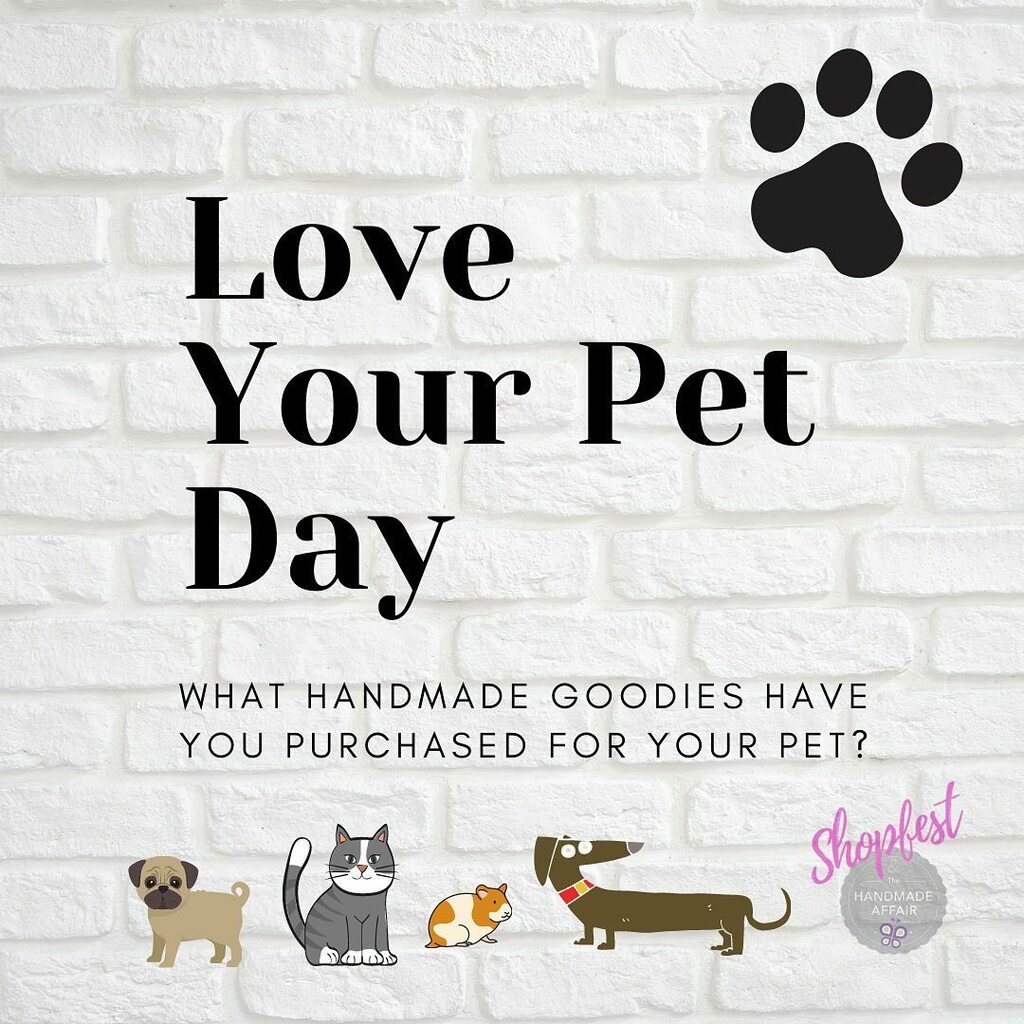 What handmade goodies have you purchased for your pet?
.
.
.

 #supportthemakers #sharinghandmadejoy #shopfestsunday #onlinecraftfair #prettycreativestyle #prettycreativelife #seekinspirecreate #handmadeisbest #shopindependent #worldhandmadeday #handmade… instagr.am/p/CLgxy28l9Cf/