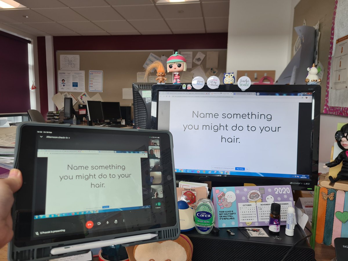 Loving our Our weekly games to round off the week. Yesterday we did Family Fortunes. I can highly recommend doing this sort of thing as it works so well virtually. Going to put together all my ideas into a wee post that might help other who want to try it out 🤓