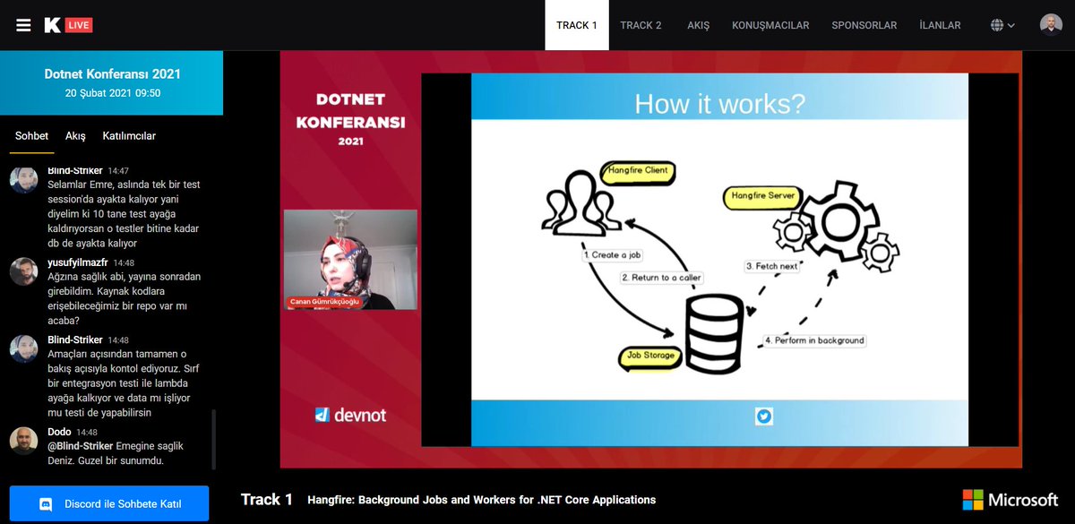 dotnetkonf's tweet image. Güne 7. sunumlarla devam ediyoruz.