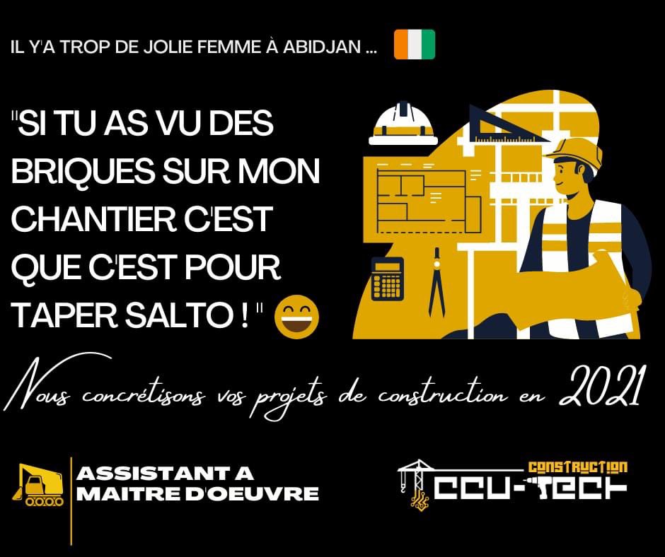 courcommeune's tweet photo. 🚧 BON WEEK-END 🚧 🇨🇮
Aucune Brique n’ira au Village.
#AChezNousPays 👷🏽♂️
#cotedivoire #gibtp #abidjan🇨🇮 #btp #chantier #addohaci #civ225 #geniecivil #startup #leanconstructionmanagement https://t.co/TlU5Lg7r89… https://t.co/jYobY5JheM