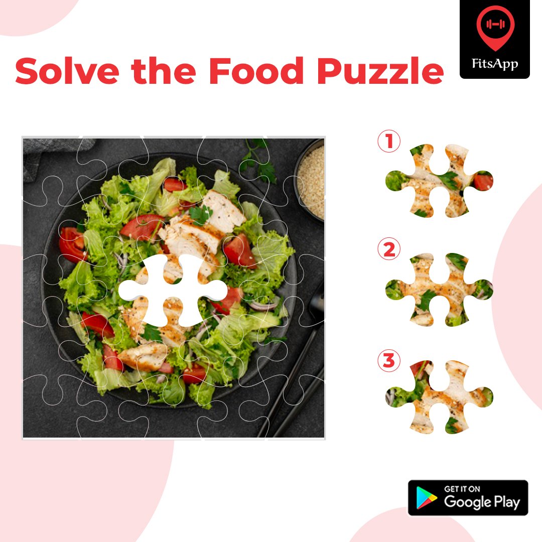 FitsAppOfficial's tweet photo. It's time for a puzzle.
Let us see how many of you will select the right piece to complete this healthy diet.
๐ฑ: https://t.co/pxH2b6NsA1
#FitsApp #puzzle #fitnessgoals #piece #healthydiet #tranformation #TrainerAtHome #personaltrainer #foodpuzzle #Dietician #nutrition https://t.co/w1WZgC25kA