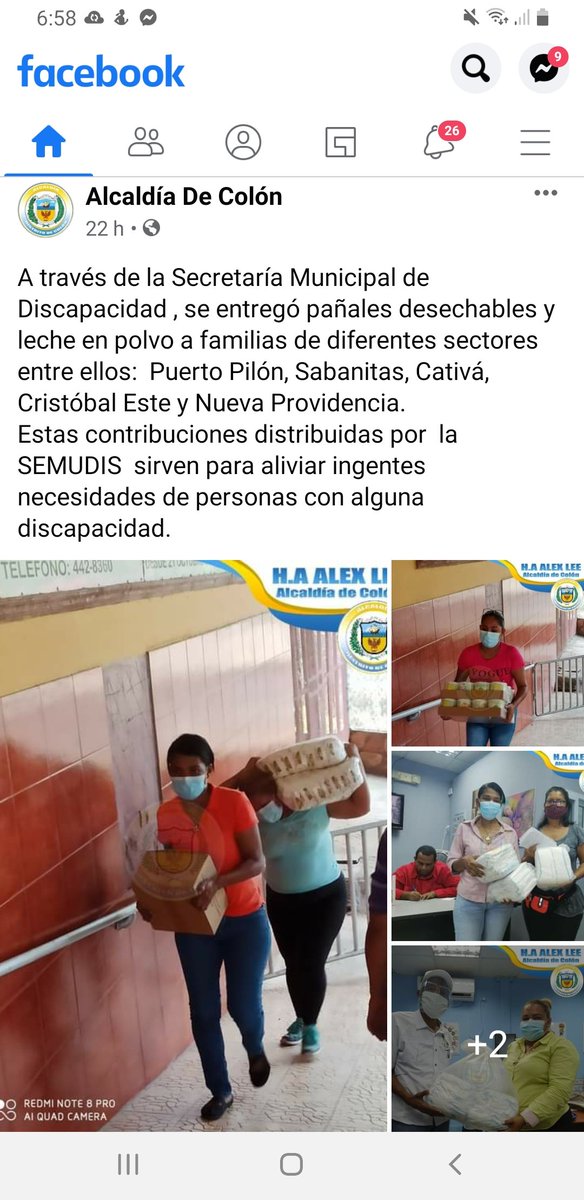 roselapatricia's tweet photo. Cosas buenas pasan en Colon todos los días @ColonAlcaldia @HA_AlexLee #Distritosaludable #todosjuntosesmejor https://t.co/MKjlIngtq7