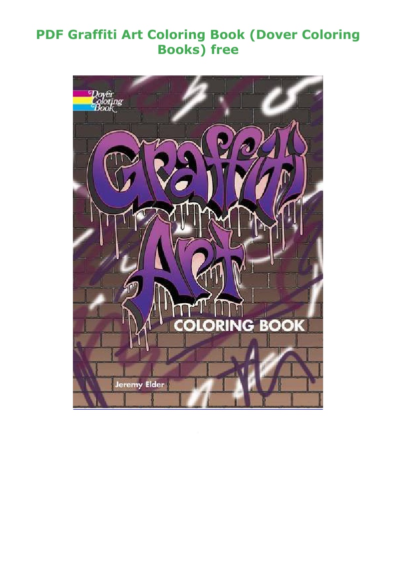 Download Pdf Graffiti Art Coloring Book Dover Coloring Books Free