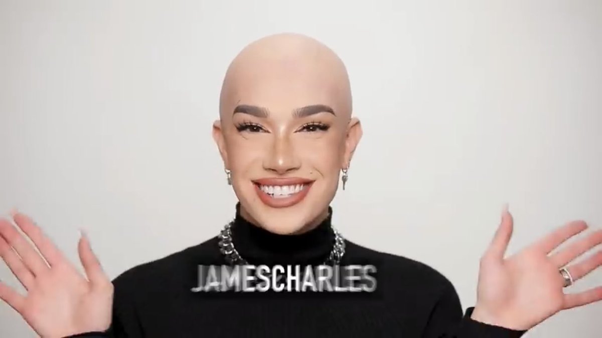 its__lexx__'s tweet photo. Bald @jamescharles is literally Liz from ahs hotel #americanhorrorstory #jamescharles #ahs https://t.co/eHvjPodV9g