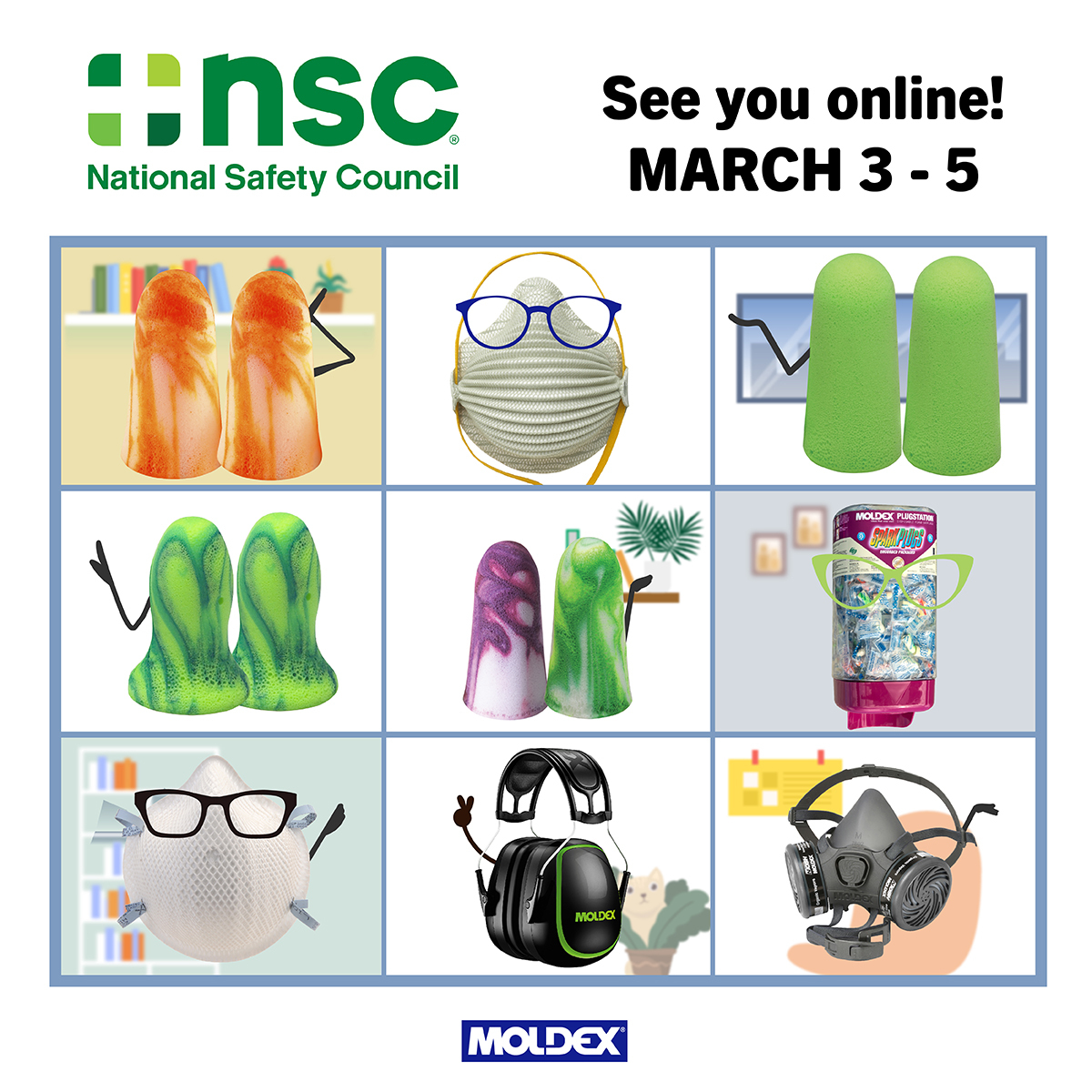Moldex_Metric's tweet photo. NSC is a few short days away and the Moldex booth is nearing completion! We will be posting our registration link next week. Stay tuned for more information!
#nsc #nationalsafetycongress #expo #safetyfirst #safetytips #construction #worksite #safety #MOLDEX #IDEASTHATWEARWELL https://t.co/tOoFx6Atc5