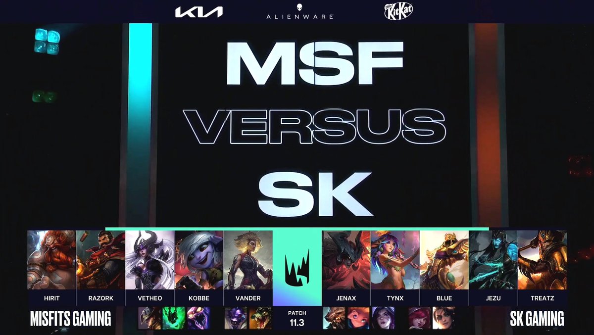 OTP_LoL's tweet photo. Misfits Gaming vs SK Gaming ! #LEC 

🔴https://t.co/P5sx0CLX73 https://t.co/qB2g6VlLxp