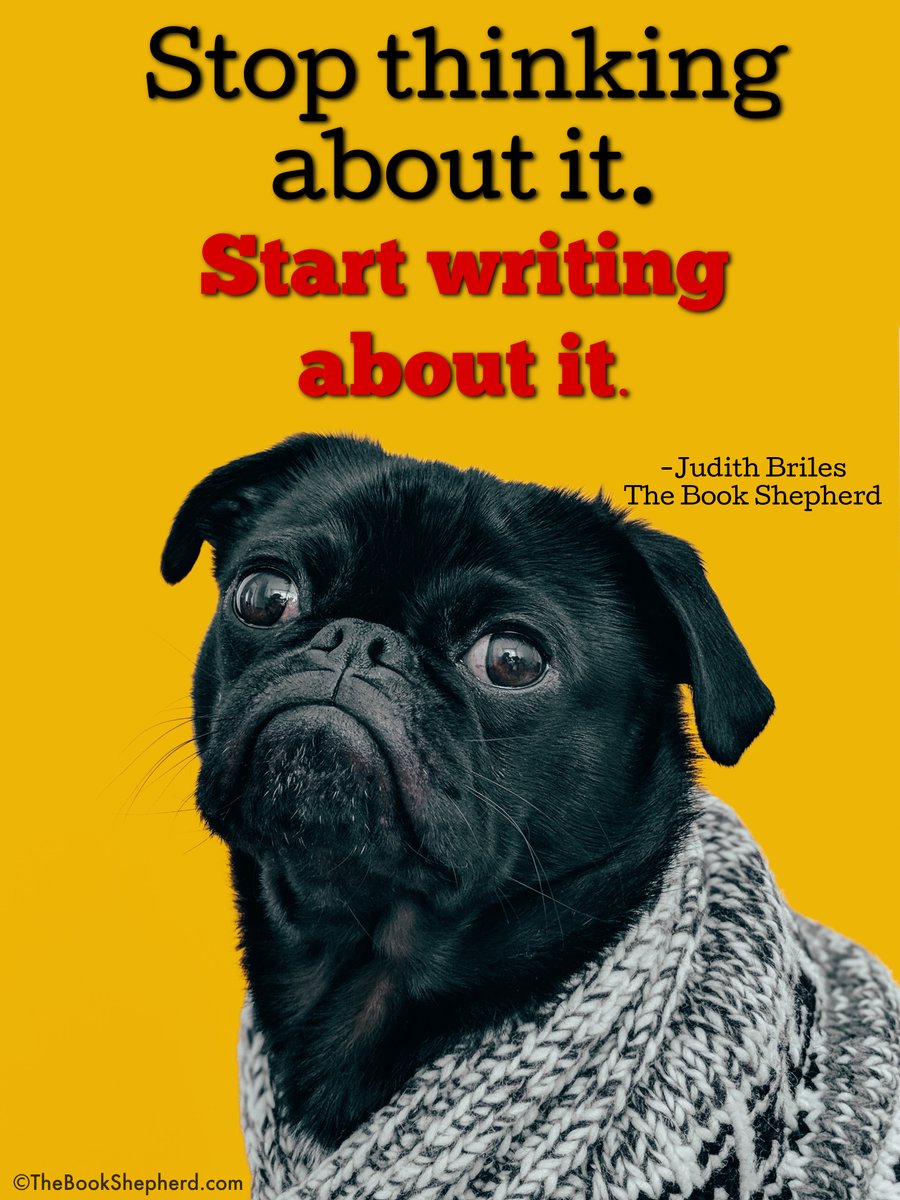mybookshepherd's tweet photo. Stop thinking about it. Start writing about it.
#SaturdayFunday #selpub #writers #author #SaturdayStyle #thebookshepherd #bookboost #authortips https://t.co/FyIDaC9xVP