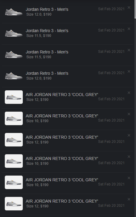 MyyyJXY's tweet photo. 12 Pairs in the Morning, Thanks to @RiceCookers_CG, @wrathsoftware, @The_Shit_Bot, @Leafproxies, @PrimaProxies. 

Live Cop: https://t.co/5abaWHdOJH https://t.co/VVk5yNHxVi
