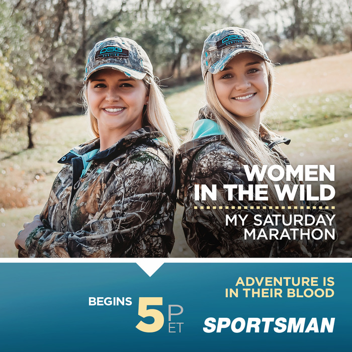 SPORTSMANchnl's tweet photo. Join us TODAY at 5pm EST. for our "Woman In The Wild" My Saturday Marathon. These woman take on the outdoors as adventure is in their blood.
#IAMSPORTSMAN #hunting #woman #womanhunters #girlswhohunt #outdoors #womanwhohunt #ladyhunters https://t.co/qkOuPJNR8o